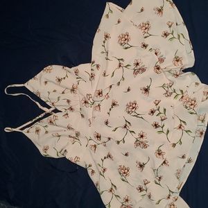 Floral skort romper